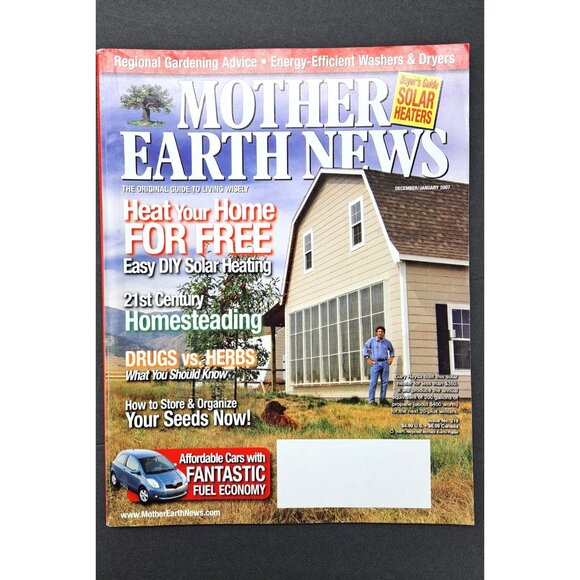 Vintage Mother Earth News Magazine Lot Of 4 2003 2004 2007 Paul Newman Solar - Picture 5 of 6